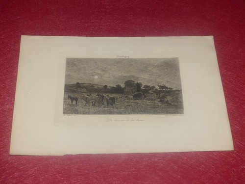 Daubigny gravure - (1817-1878),