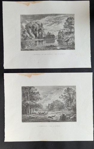Deux gravures après - deux, d'après